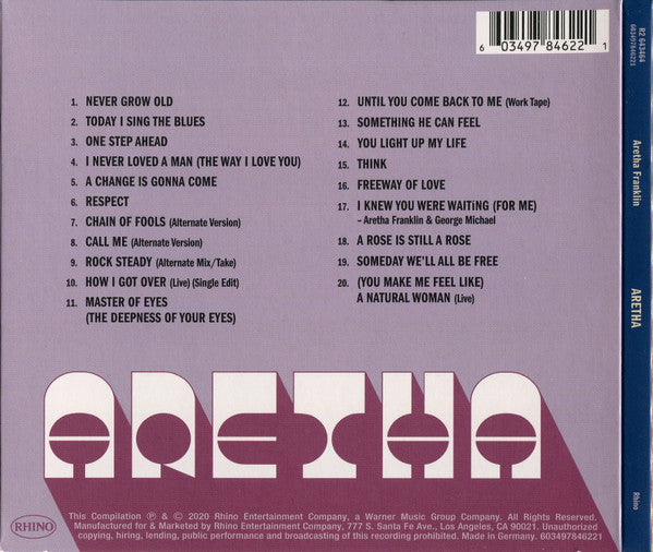 Aretha Franklin – Aretha - CD