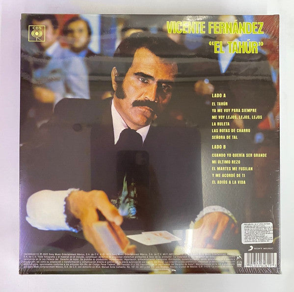 Vicente Fernández – El Tahúr - LP