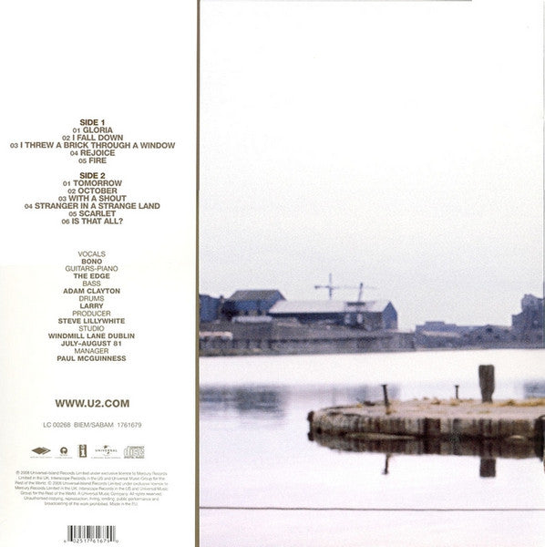 U2 – October - LP