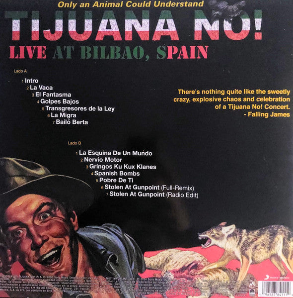 Tijuana No! – Live At Bilbao, Spain - LP