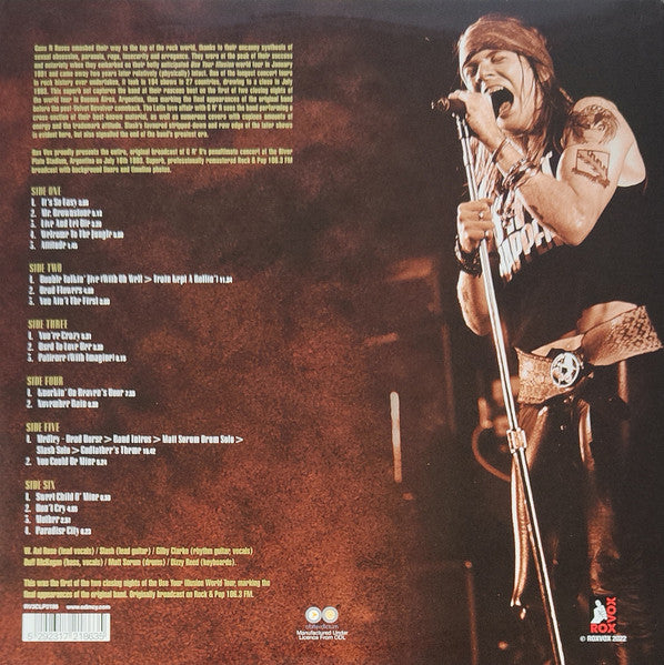 Guns N' Roses – Live In Argentina 1993 - LP