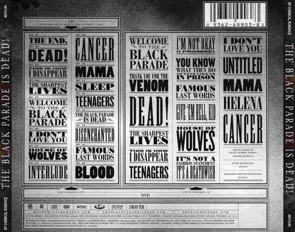 My Chemical Romance – The Black Parade Is Dead! - CD+DVD