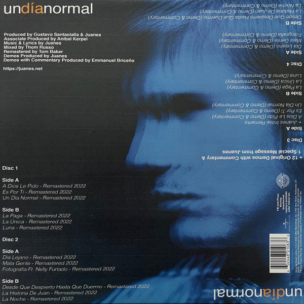 Juanes – Un Dia Normal 20th Anniversary Edition - LP