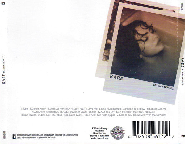 Selena Gomez – Rare CD