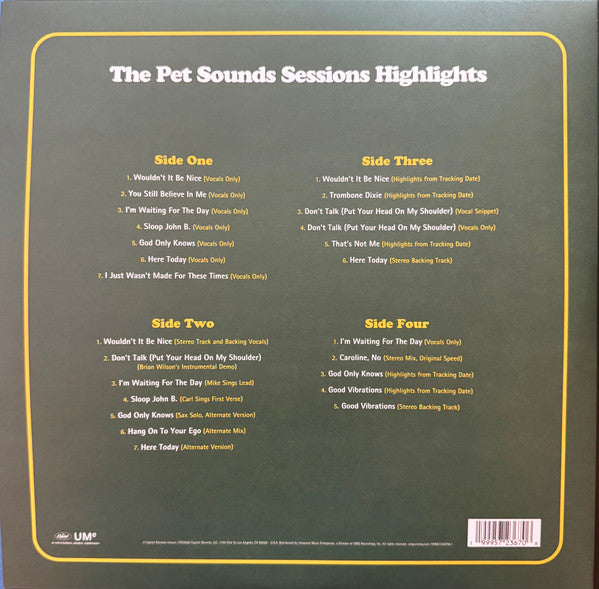 The Beach Boys – The Pet Sounds Sessions Highlights From The 1997 Box Set - LP