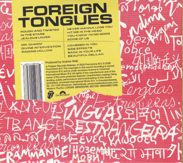 Rolling Stones - Foreign Tongues - CD