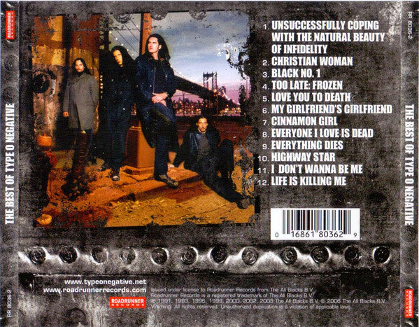 Type O Negative – The Best Of Type O Negative - CD