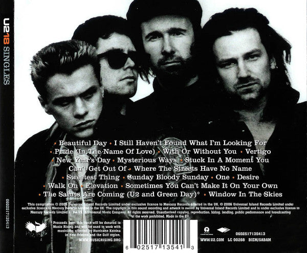 U2 – U218 Singles - CD