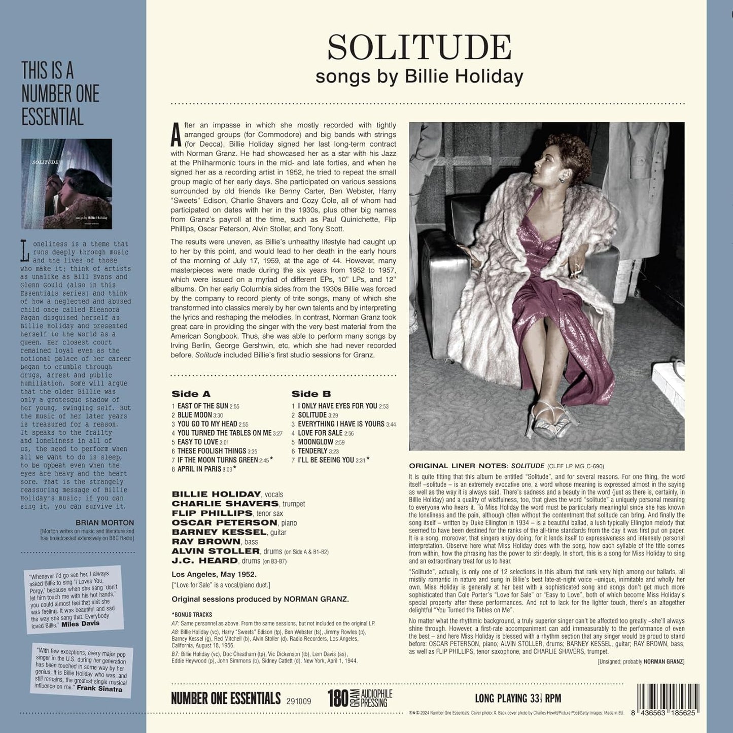 Billie Holiday Solitude - LP