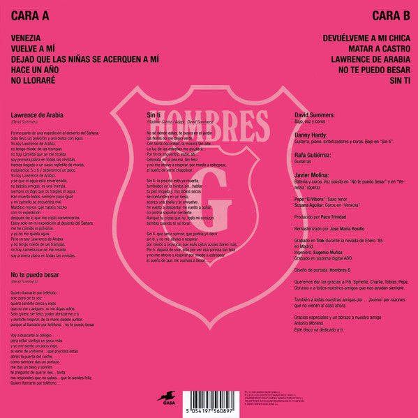 Hombres G – Hombres G - LP
