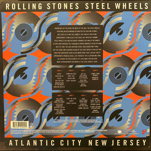 The Rolling Stones – Steel Wheels Live Atlantic City New Jersey LP
