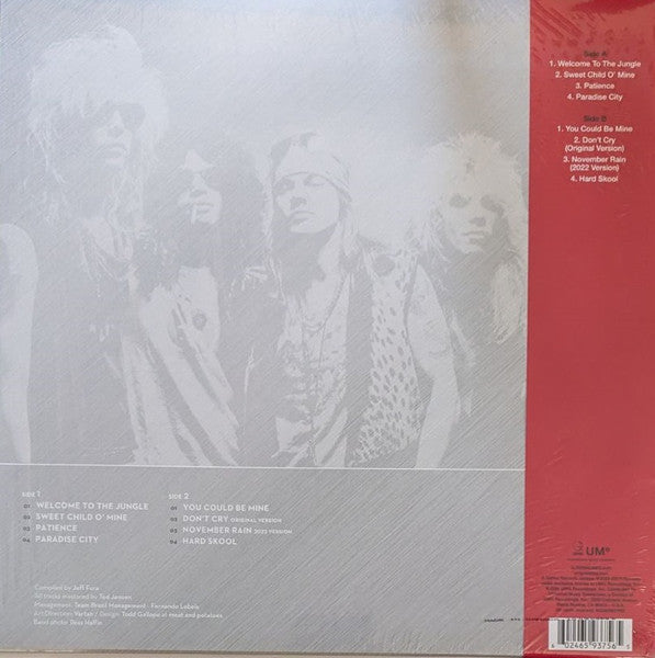 Guns N' Roses – Greatest Hits LP Red Black Splatter