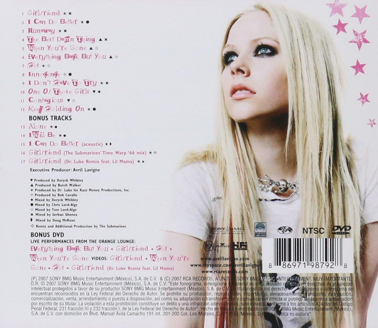Avril Lavigne - The Best Damn Thing - CD+DVD