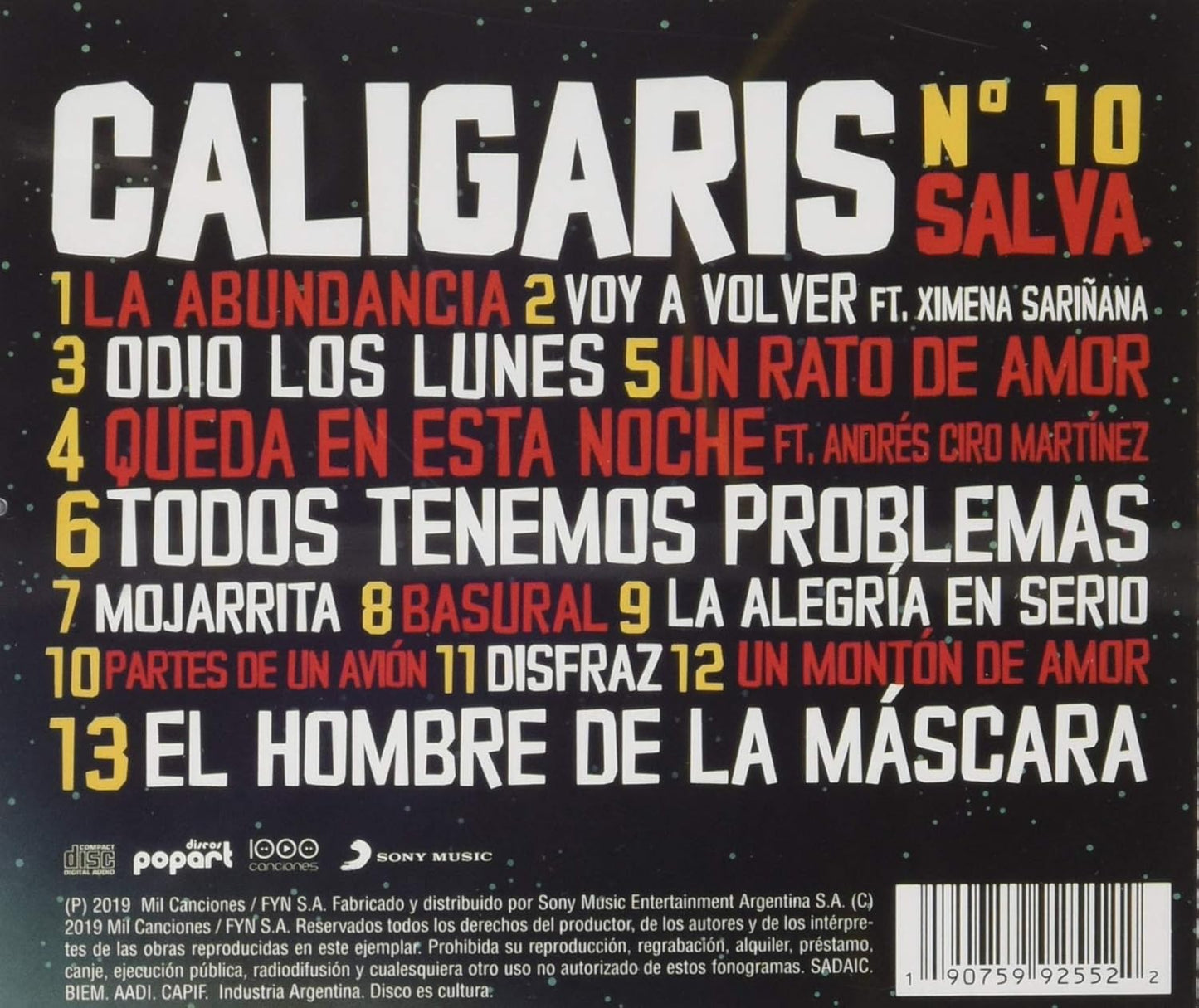 Caligaris – Salva CD