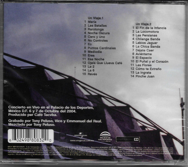 Cafe Tacvba – Un Viaje - CD Doble