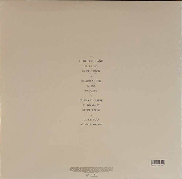 Rammstein – Untitled - LP