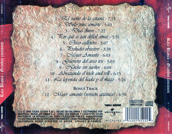 Rata Blanca – Grandes Canciones - CD