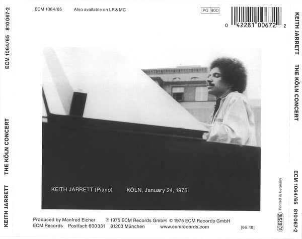 Keith Jarrett – The Köln Concert CD