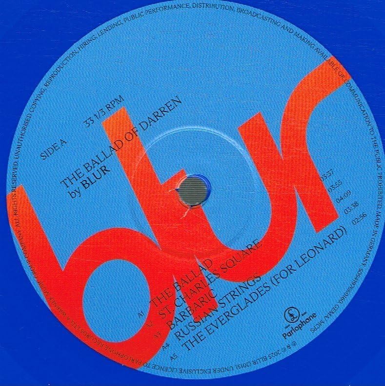 Blur – The Ballad Of Darren LP