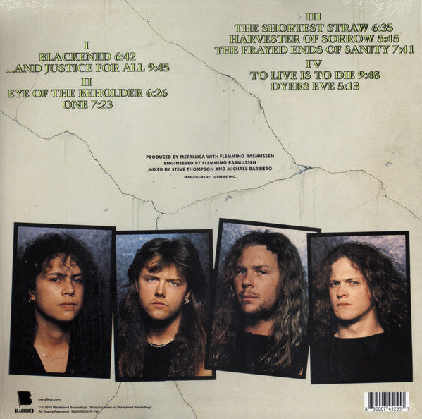 Metallica – ...And Justice For All - LP Verde