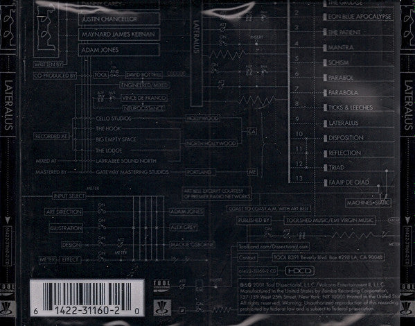Tool – Lateralus - CD