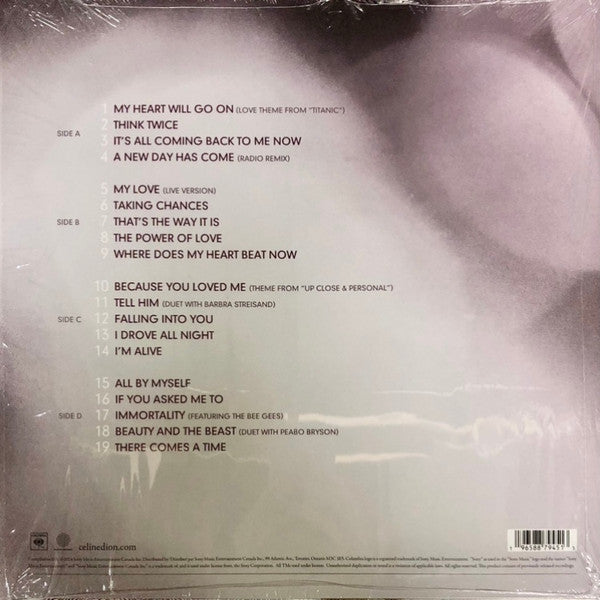 Celine Dion – My Love Essential Collection - LP