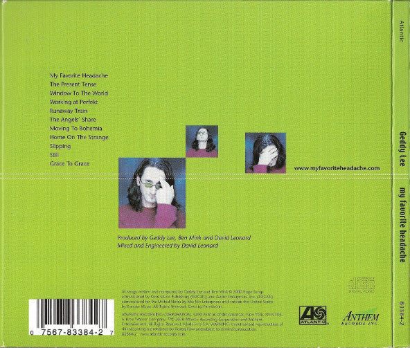 Geddy Lee – My Favorite Headache - CD