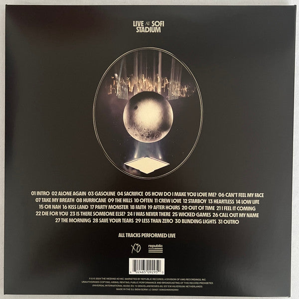 The Weeknd - Live At Sofi Stadium LP RSD 2024
