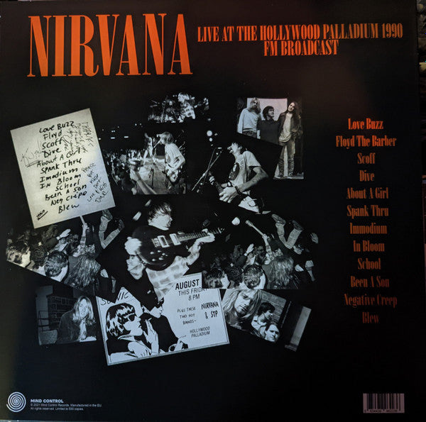 Nirvana – California Uber Alles (Live At The Hollywood Palladium 1990 FM Broadcast) - LP