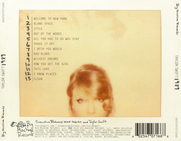 Taylor Swift – 1989 - CD