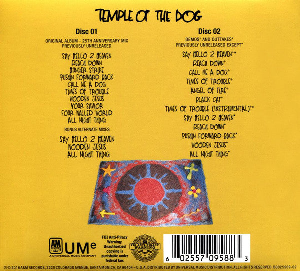 Temple Of The Dog – Temple Of The Dog CD