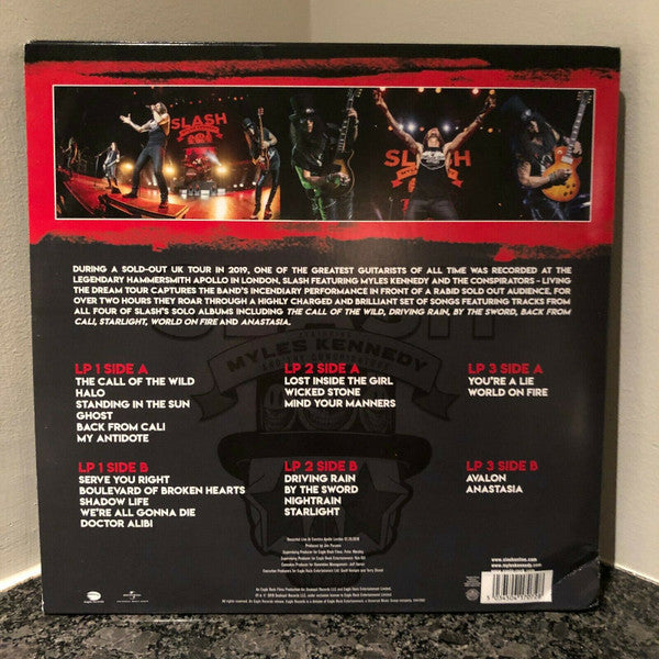 Slash Featuring Myles Kennedy and The Conspirators – Living The Dream Tour - LP