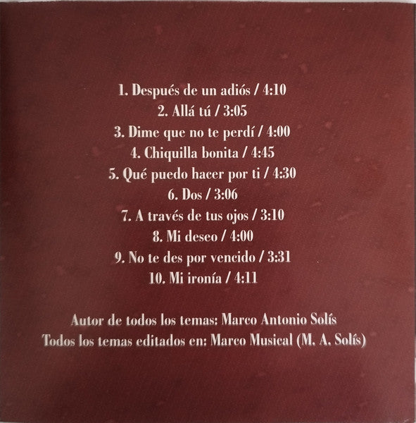 Los Bukis – A Través de Tus Ojos - CD