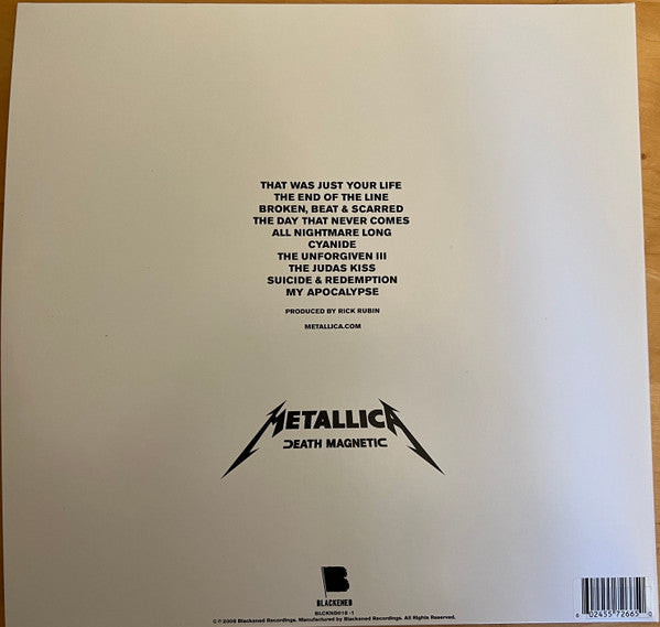 Metallica – Death Magnetic - LP Plateado