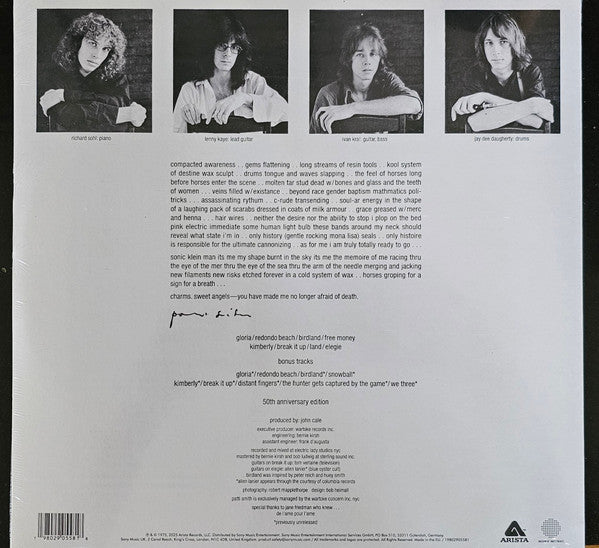 Patti Smith – Horses 50Th Anniversary - LP