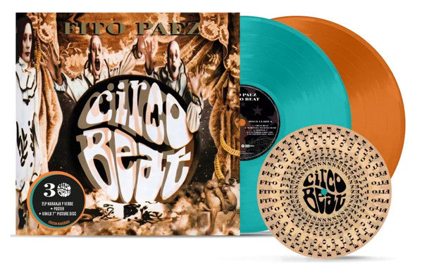 Fito Páez – Circo Beat - LP Naranja/Verde