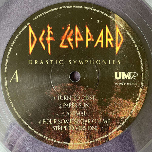 Def Leppard With The Royal Philharmonic Orchestra – Drastic Symphonies - Lp Transparente