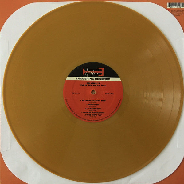 Ray Charles, His Orchestra And The Raelettes – Live In Stockholm 1972 RSD 2021 LP Dorado