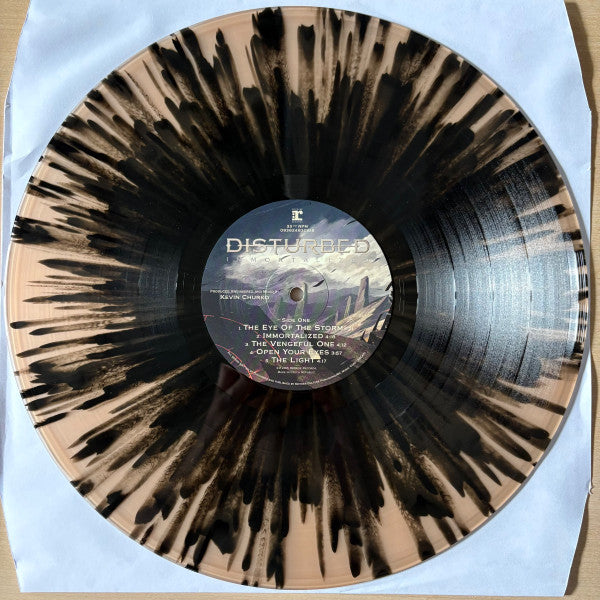 Disturbed – Immortalized - LP Black Splatter