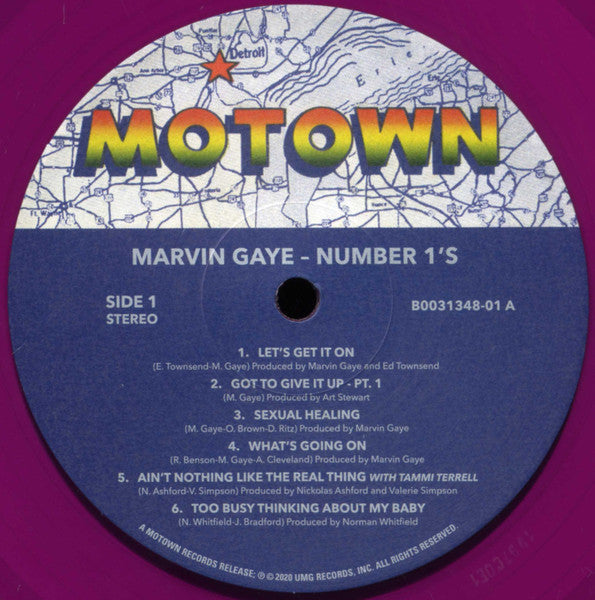Marvin Gaye - Number Ones - LP Morado