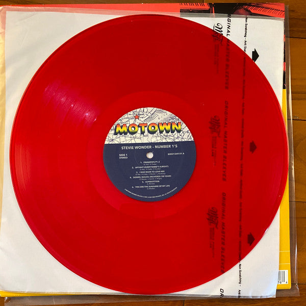 Stevie Wonder – Number 1's - LP Rojo