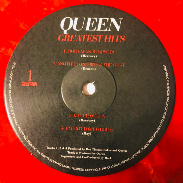 Queen – Greatest Hits - LP Rojo