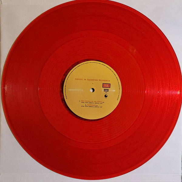 Zoe - Sonidos De Karmática Resonancia - LP Amarillo/Rojo