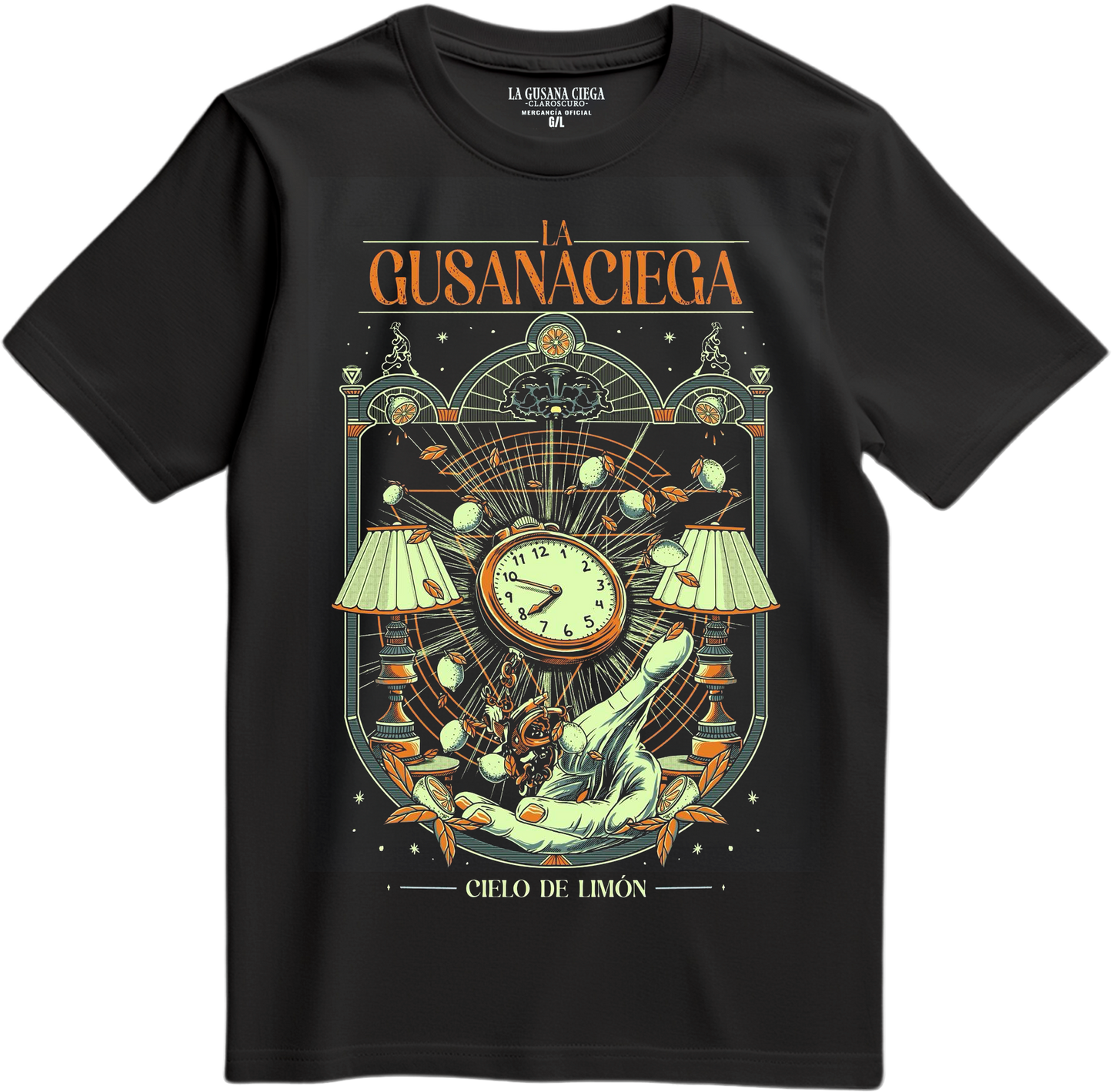 La Gusana Ciega Cielo De Limon Playera Talla Grande