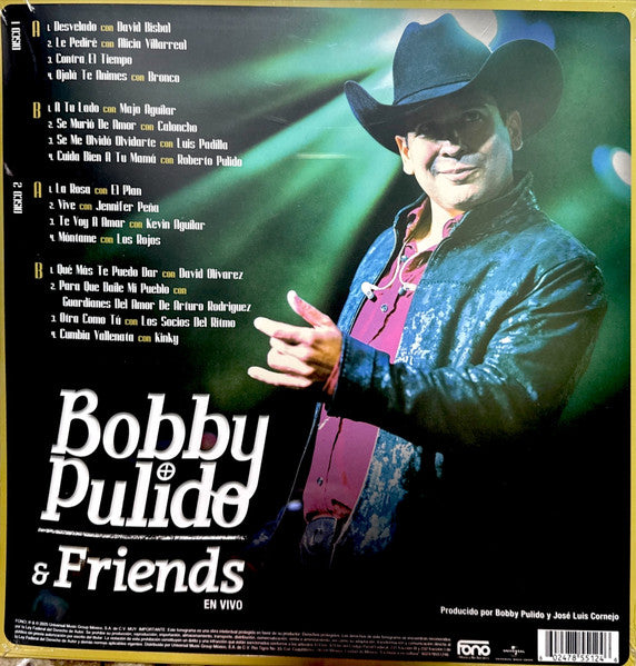 Bobby Pulido – Bobby Pulido & Friends (En Vivo) - LP