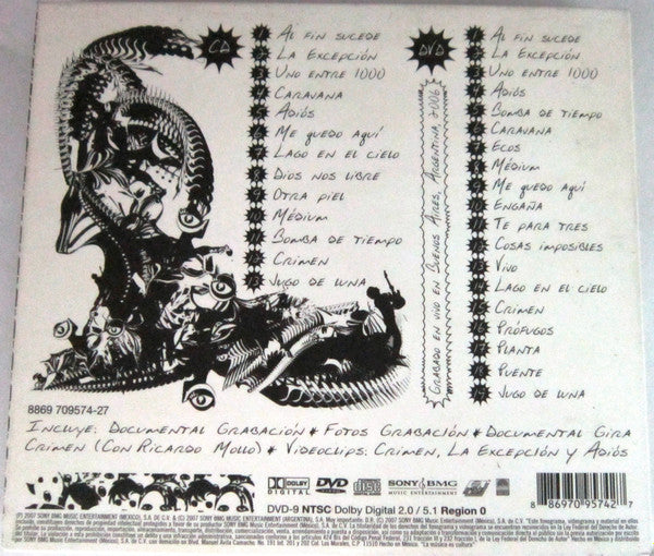 Gustavo Cerati - Ahi Vamos CD+DVD