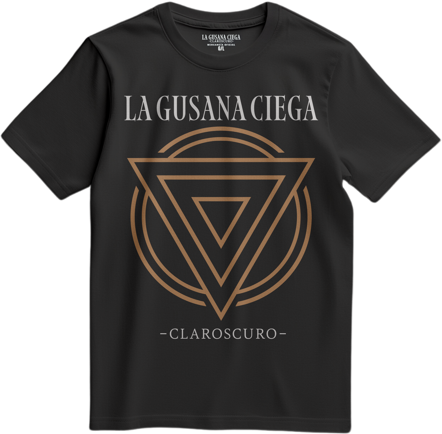 La Gusana Ciega Claroscuro Playera Talla Grande