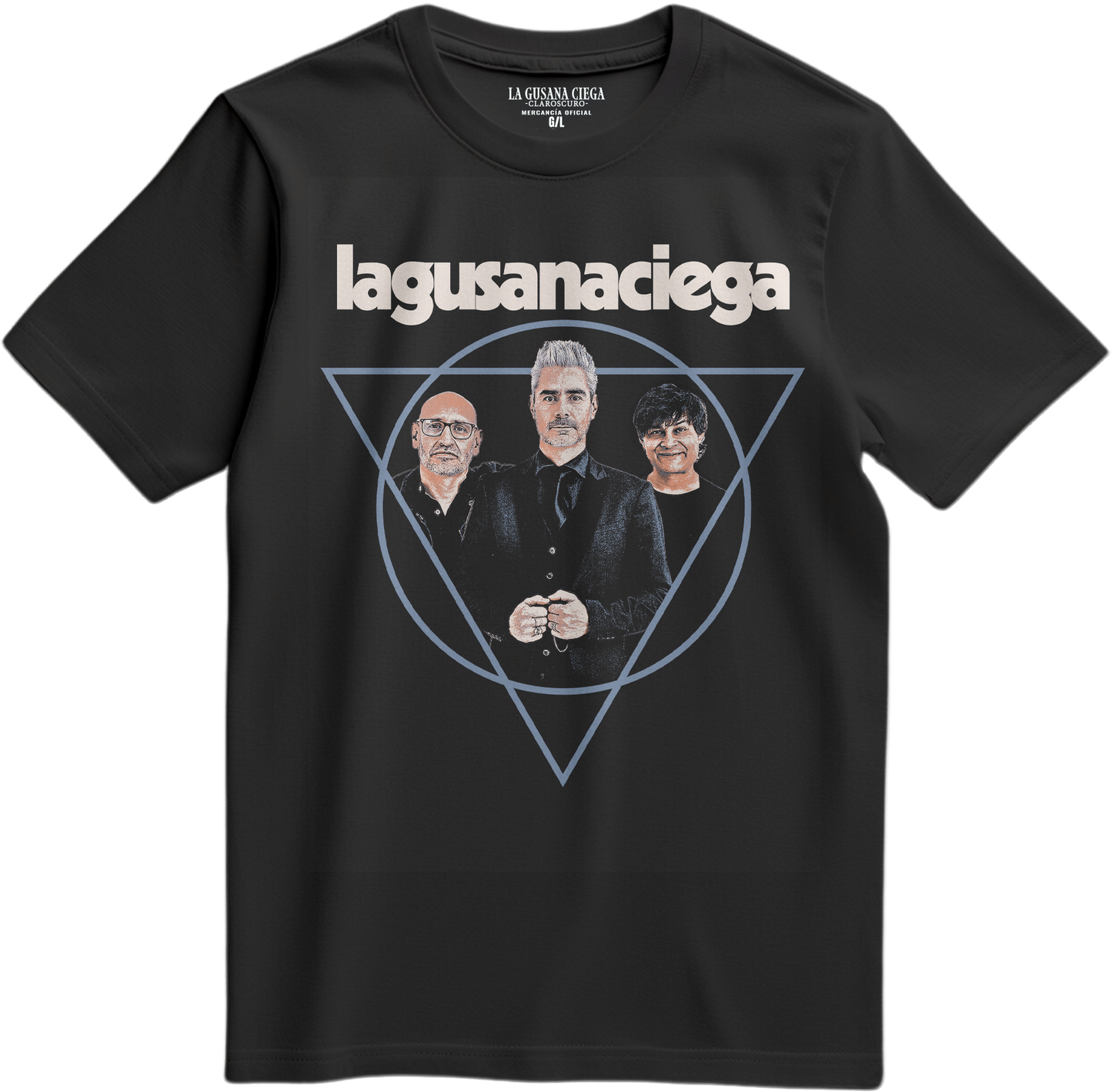 La Gusana Ciega Foto Grupo Playera Talla Grande
