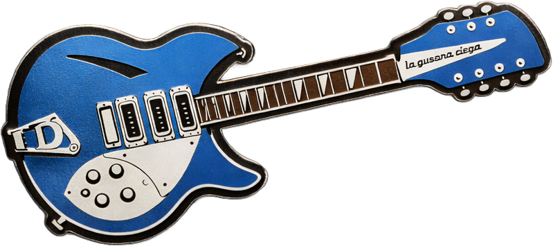 La Gusana Ciega Guitarra Pin