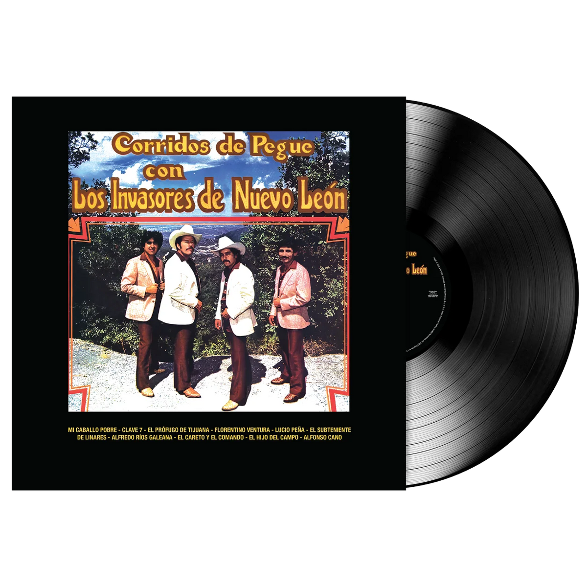 Los Invasores De Nuevo Leon - Corridos De Pegue - LP